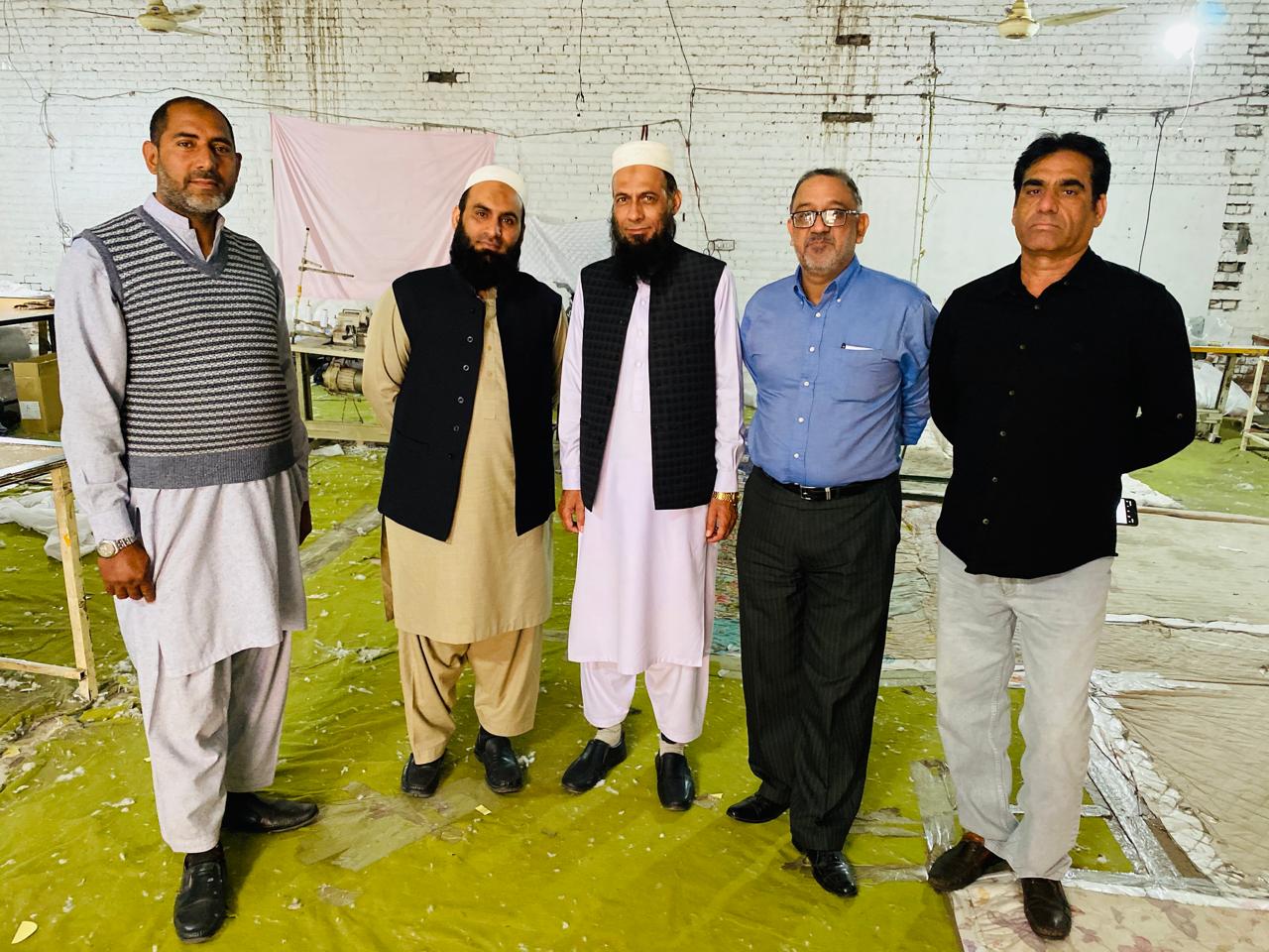 AS Textile team working collaboratively
